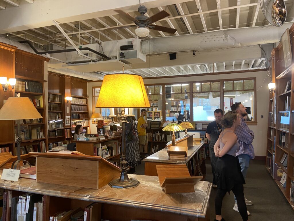 Rare book room at powell bookx